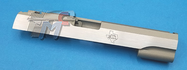 Guarder Aluminum Slide for Marui Hi-Capa 5.1 (STI / Cerakote Silver Polishing) - Click Image to Close